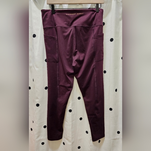 Victoria's Secret maroon high waist pocket leggings size 16 - Picture 5 of 6